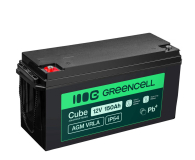 Green Cell Cube AGM VRLA IP54 12V 150Ah - 1364786 - zdjęcie 1